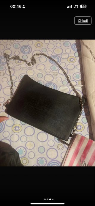 Borsa tracolla Alviero Rodriguez LOVE nera rosa