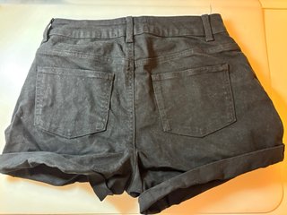 Shorts vaqueros negros