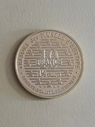 Moneda 10 Francos Francia 1997 La Pequeña Bailarin