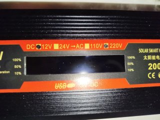 Inversor Onda Sinusoidal CC 12V/24V a CA 220V