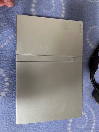Consola PS2 Plata + Mando Simpsons