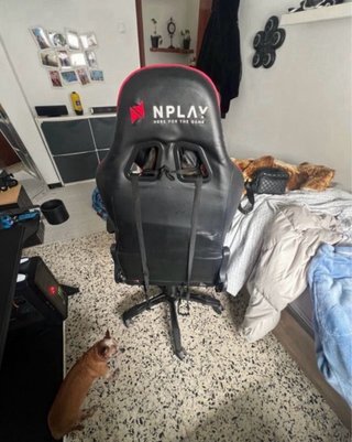 Silla Gamer Negra y Roja