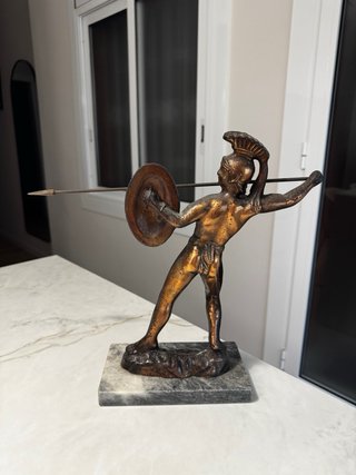 Figura Leónidas de Esparta Bronce