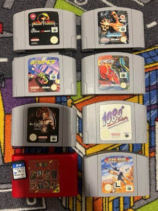 Nintendo N64 + 14 juegos + 4 mandos