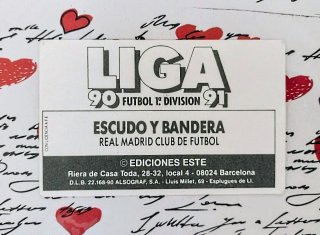 VECCHIE CARTE CALCIO  LIGA 90/91