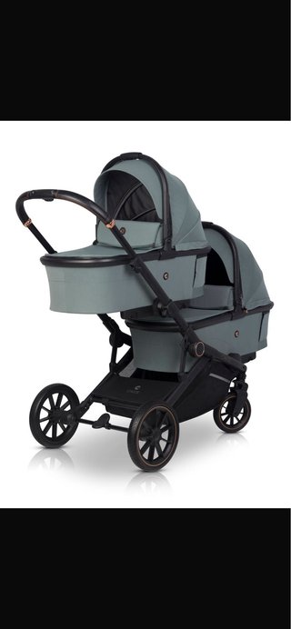 Carrito Gemelar Verde