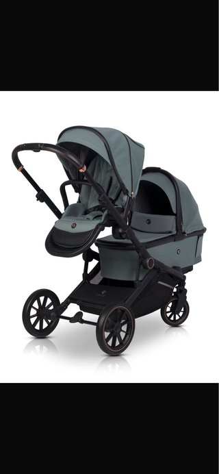 Carrito Gemelar Verde