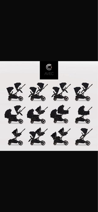 Carrito Gemelar Verde
