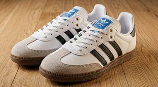 Adidas Samba Marrones y Blancas