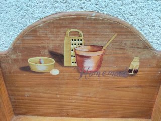 Estantería especiero madera maciza vintage rústica