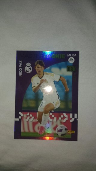 Cromo Nico Paz Master Rookie La Liga EA Sports