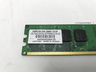 memoria unifosa ram 2gb ddr2 800mhz