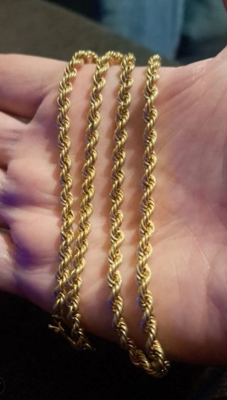 Cadena Cordón Salomónico Oro 18K