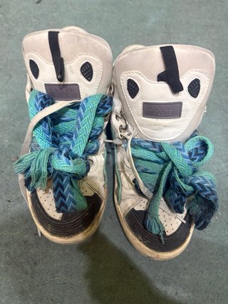 Scarpe Lanvin Uomo Blu/Bianco