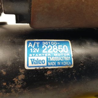 MOTOR ARRANQUE HYUNDAI HYUNDAI MATRIX (FC) 2001-2005