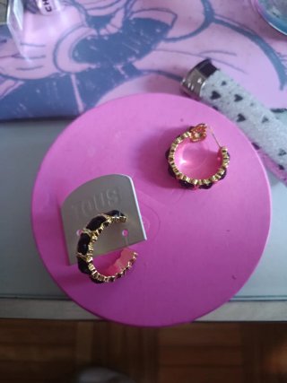 Pendientes Tous Aro Ositos negros sin udo