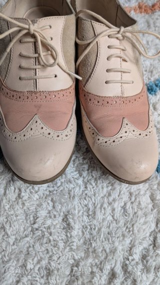 Zapatos Clarks Talla 37 Beige y Rosa