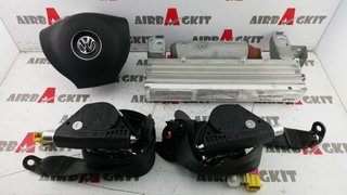 VOLKSWAGEN TRANSPORTER 2008-2010 CINTURONES 2 KIT AIRBAGS COMPLETO VOLKSWAGEN TRANSPORTER / CALIFORNIA / MULTIVAN/ CARAVEL...