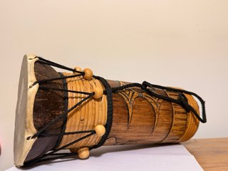 Tambor Yembé Africano Artesanal vintage