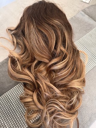 Peluca pelo humano Balayage 50cm - AROA