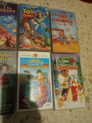 Lote Películas VHS Disney Clásicos