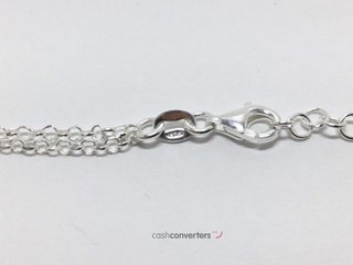 collar plata 925mm 22cm