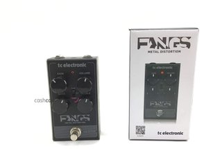 pedal efectos tc electronic fangs metal distortion