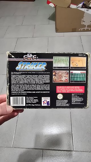 Striker SNES PAL Completo Box