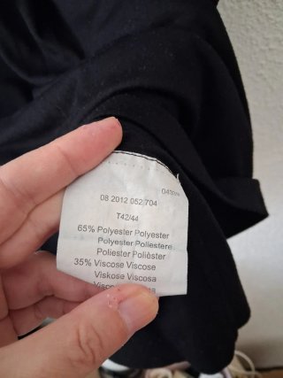 Vestido negro Montage talla xl