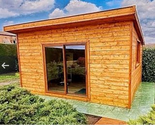 Casetas de madera trasteros, habitable con baño