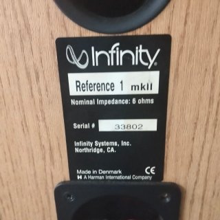 Coppia Casse Infinity Reference 1 MK2