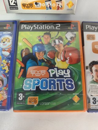 Pack 5 Juegos EyeToy PS2 + Cámara