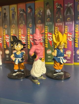 Lote 3 Figuras Goku GT y Majin Bu Dragon Ball