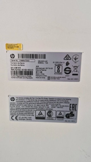 HP LaserJet E87650 A3 + 6 Tóners Originales