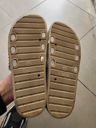Ciabatte con fiocco color tortora e menta