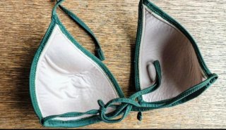 Top bikini Calzedonia verde