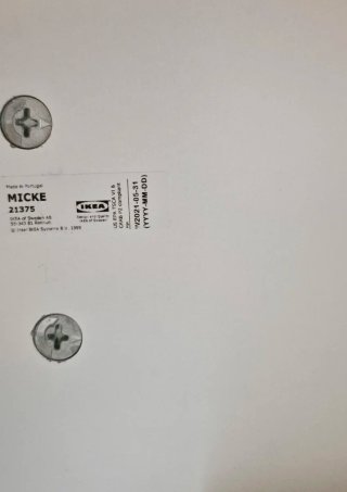 Escritorio blanco Ikea