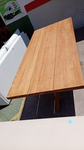 Mesa de jardín El Corte Inglés madera teca