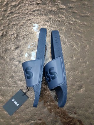 Boss Ciabatte Blu/Grigio Taglia 45