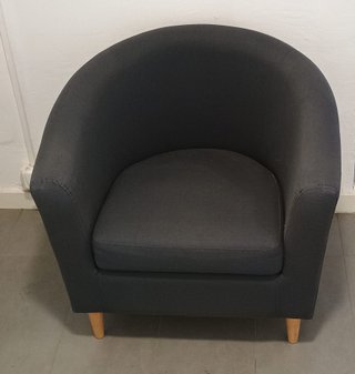Sillón de tela gris Ikea