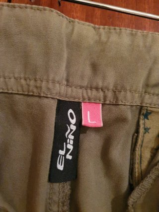 Pantalón cargo EL NIÑO tiro bajo verde militar