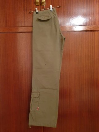 Pantalón cargo EL NIÑO tiro bajo verde militar