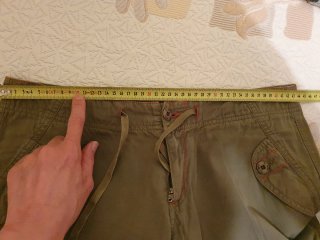 Pantalón cargo EL NIÑO tiro bajo verde militar