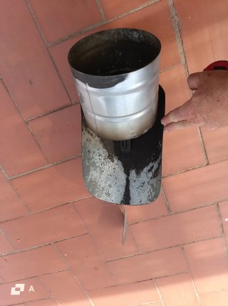Sombrero para chimenea metálico, sombrerete,