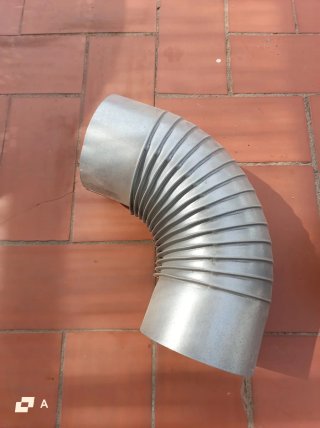 Codo galvanizado para tubo