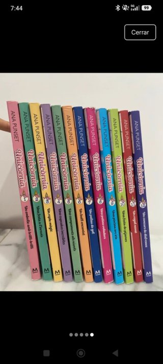 Colección de libros unicornia
