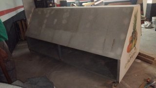 Mueble Frutería Metálico con Ruedas
