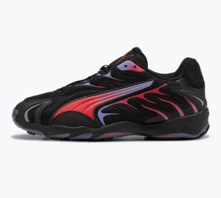 Zapatillas Deportivas Puma Inhale Negras y Rojas.