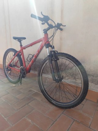Bicicleta de Montaña Roja