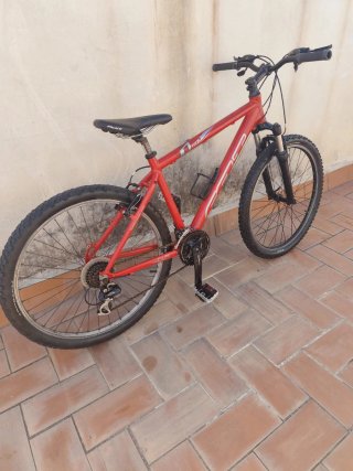 Bicicleta de Montaña Roja